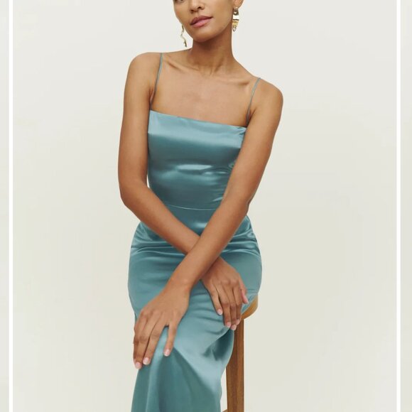 Reformation Frankie Silk Dress - Picture 7 of 7